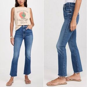 MOTHER The Hustler Ankle Fray in Grasping at Straws - size 28